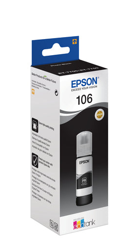 Epson 106 EcoTank Photo Black ink bottle Epson 106 EcoTank Photo Black ink bottle